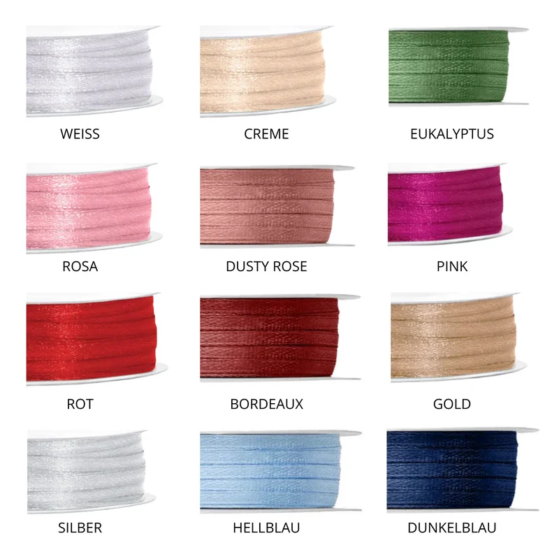 Satinband doppelseitig (3mm)