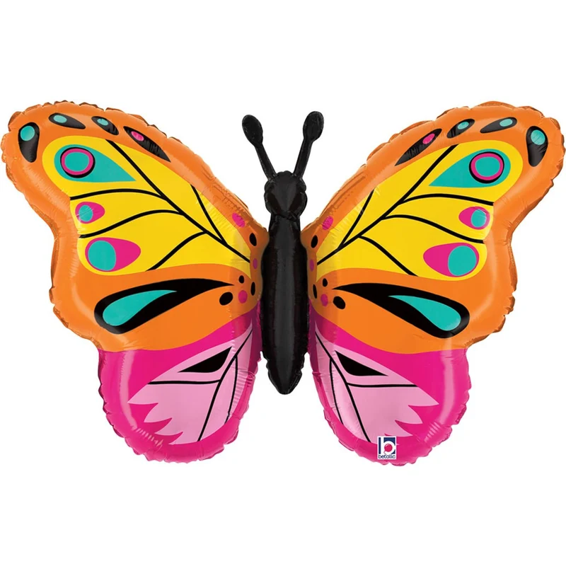 30" Folienballon Shape Schmetterling | 76 cm