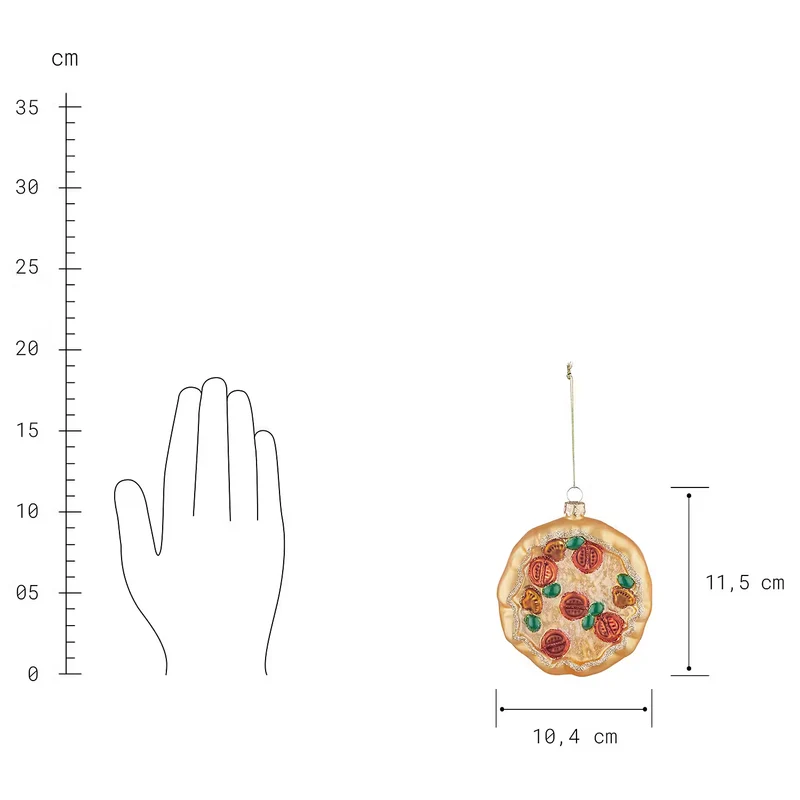 HANG ON Baumhänger Pizza