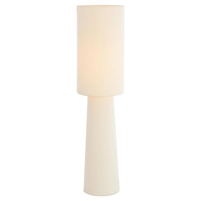Stehleuchte MIKKEL Bouclé Crème Ø40x165cm