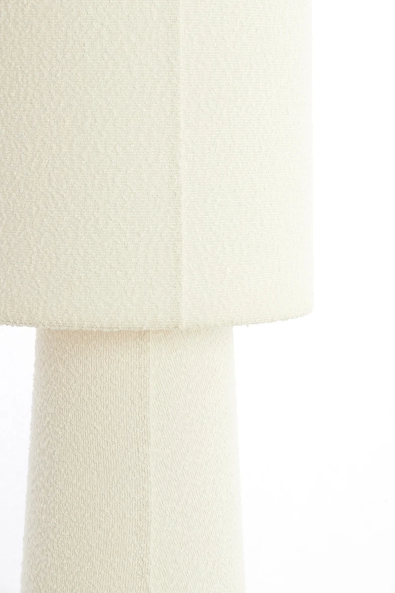 Stehleuchte MIKKEL Bouclé Crème Ø40x165cm