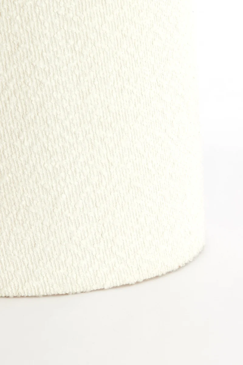 Stehleuchte MIKKEL Bouclé Crème Ø40x165cm