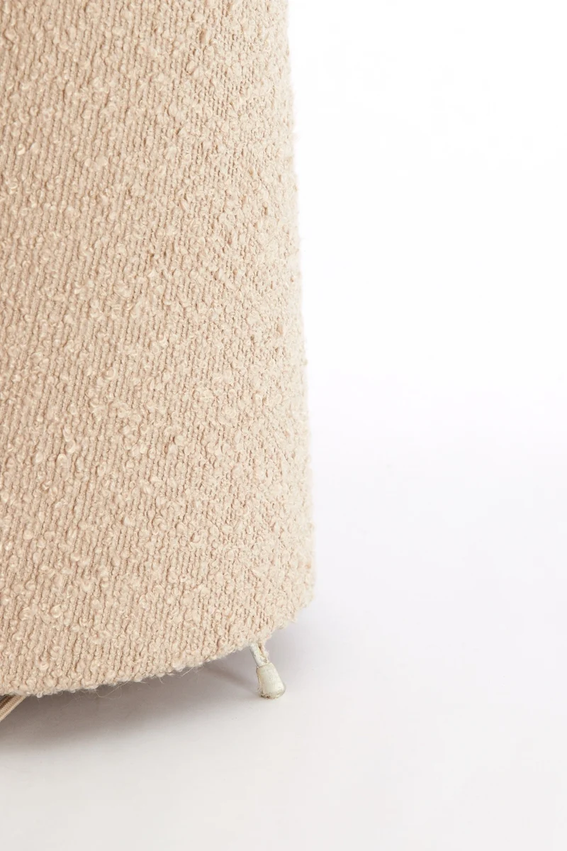 Stehleuchte MIKKEL Bouclé Sand Ø40x165 cm