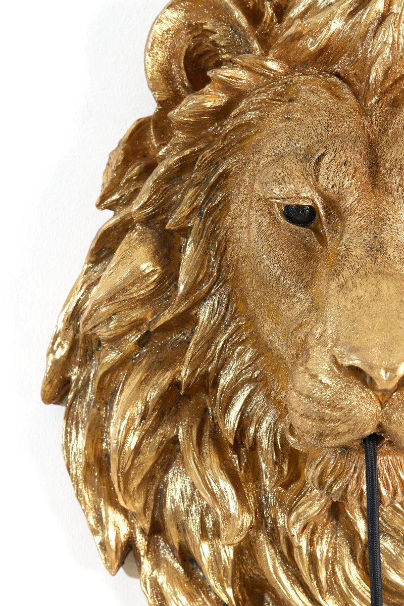 Wandleuchte LION Antik-Bronze 33,5x19x40,5cm