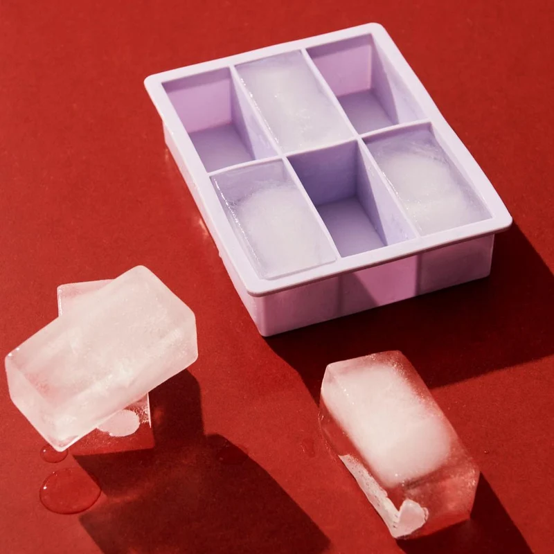 Eiswürfelform Sticks Silikon XXL Lila - HAY