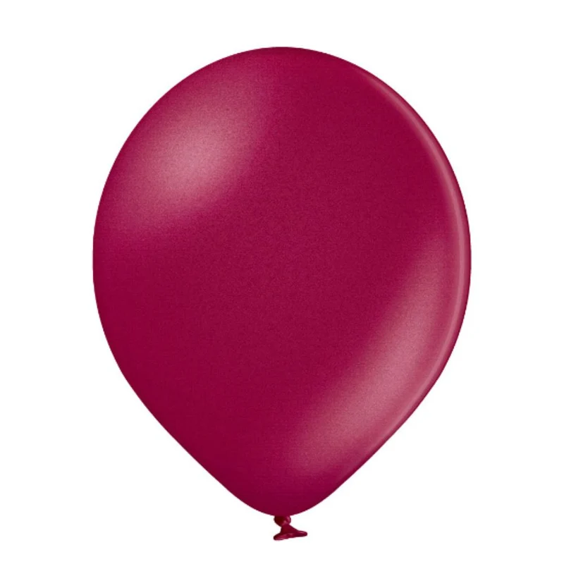 25 Stk. Luftballon Uni Metallic Ø 30cm | Pflaumenrot #087