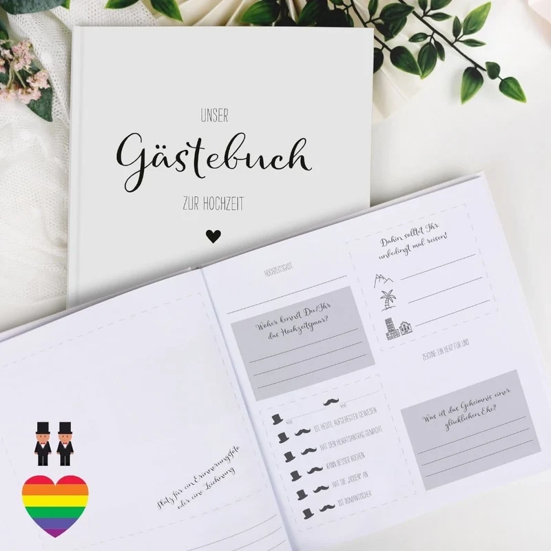 Gästebuch zum Ausfüllen Mr & Mr