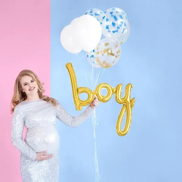 Folienballon Boy gold