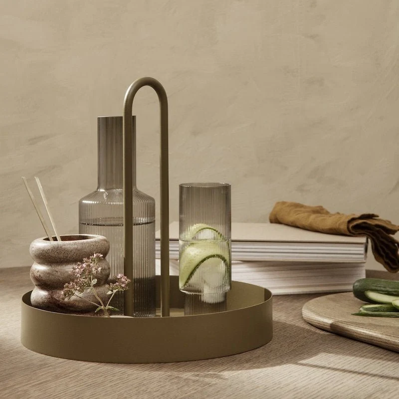 Grib Tray olive - Tablett von ferm LIVING