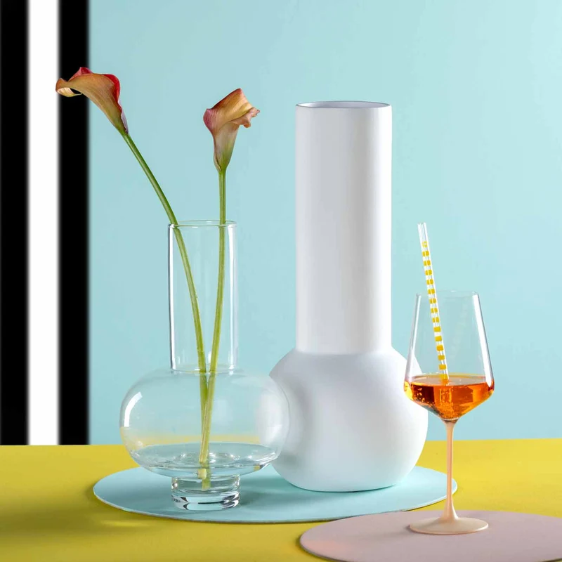 Keramikvase BRERA 42 cm weiß