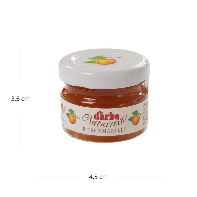 Gastgeschenk Mini Marmelade Aprikose (1 Stück)