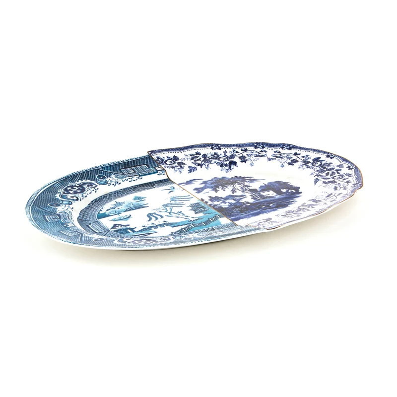 Tray Hybrid DIOMIRA, Porzellan, oval, ø 37 x 24,8cm