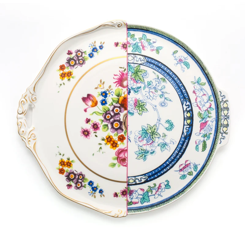 Tray Hybrid DOROTHEA, Porzellan, ø 35cm