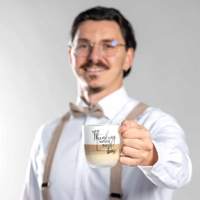 Tasse UFFICIO 400 ml 'Thinking outside the box'