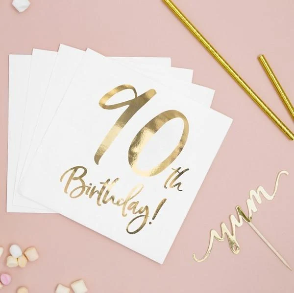 Servietten 90. Geburtstag (20 Stück)