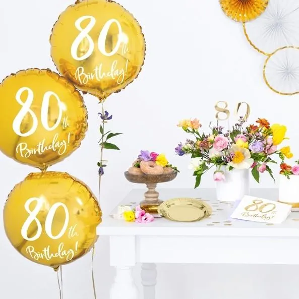 Servietten 80. Geburtstag (20 Stück)
