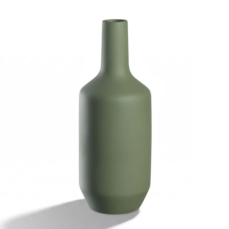 Keramikvase MILANO 40 cm grün