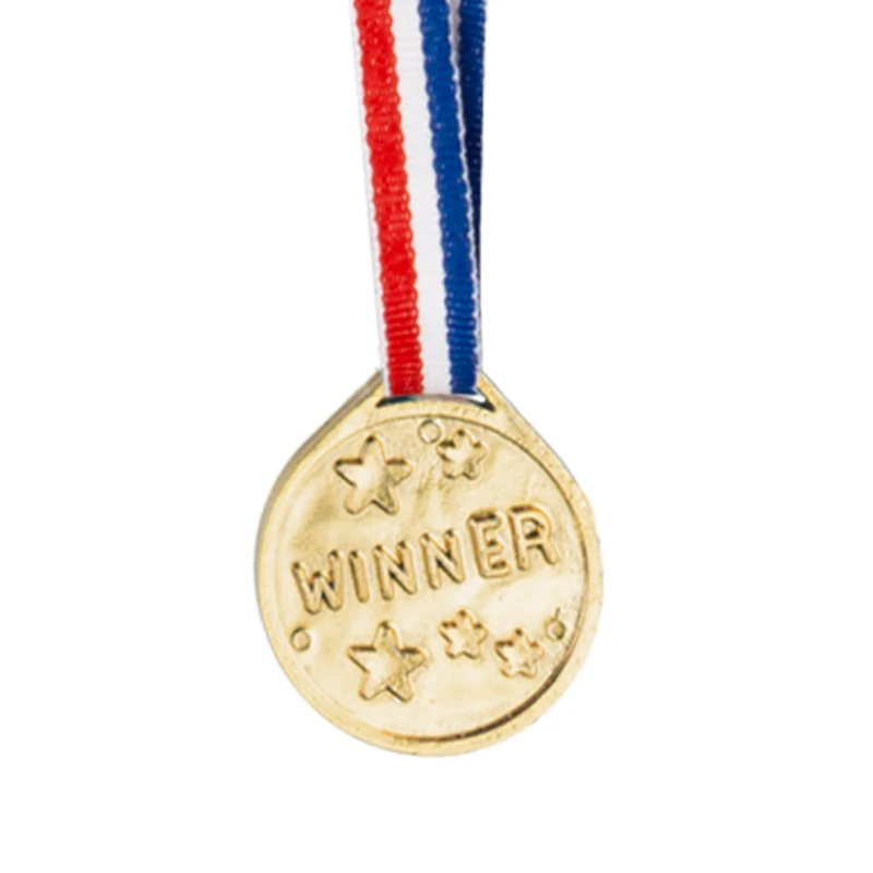 6 Gold-Medaillen "Winner" | Mit Band