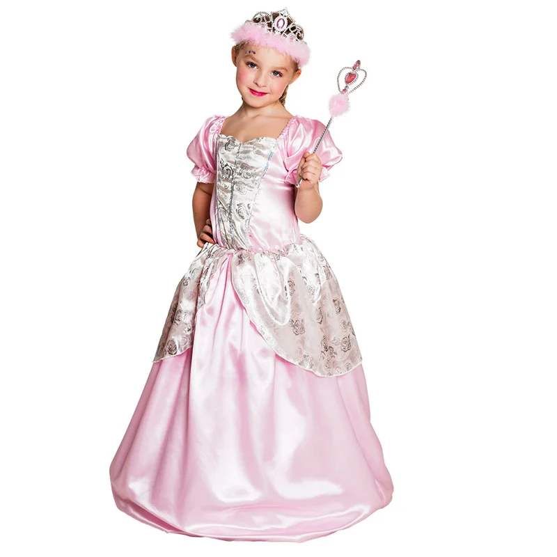 Tiara Krone "Jasmine" für Kinder | Rosa Silber