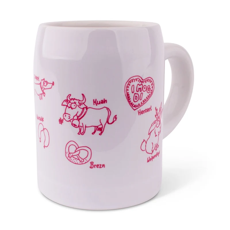 Kinderkrug "Zwergerl" pink