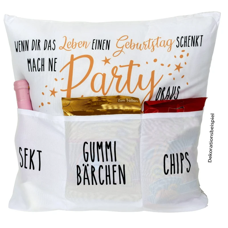 Geschenk Partykissen