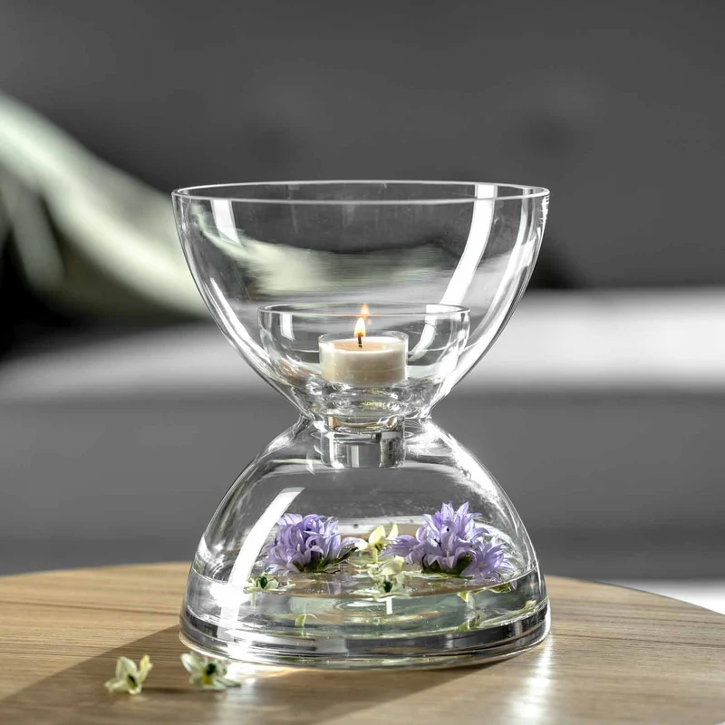 Vase DIABOLO 19 cm mit Einsatz