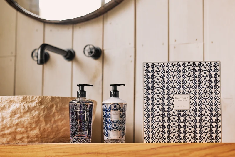 Geschenkbox „Manhattan“: Handgel & Bodylotion (2 x 350 ml)