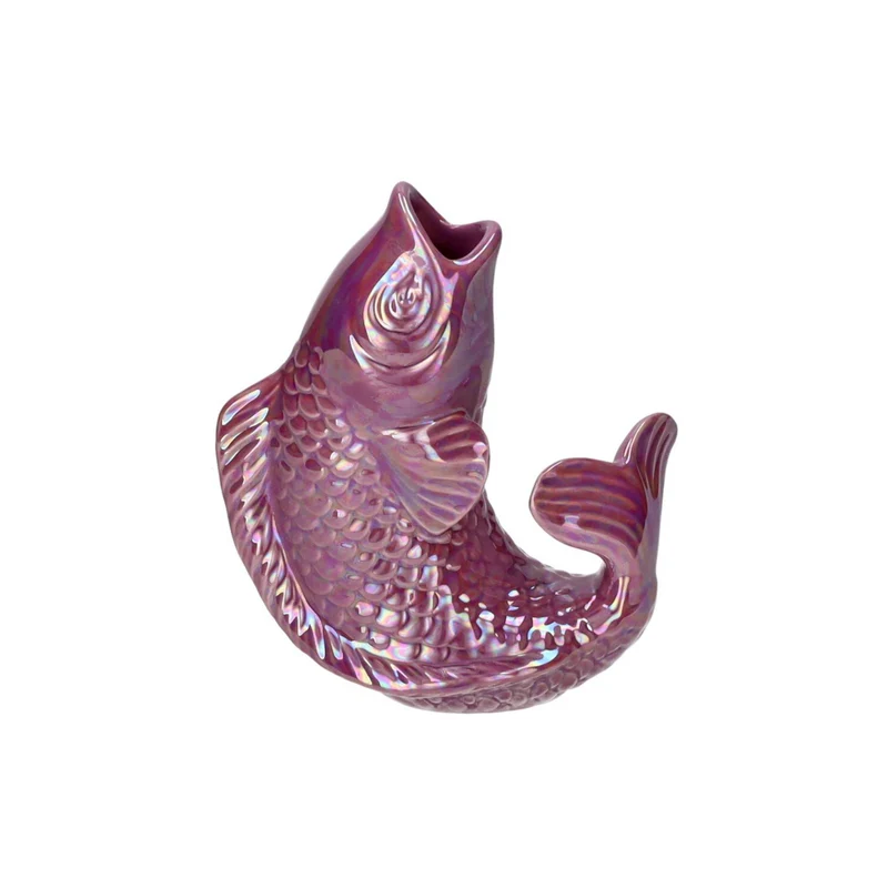 Vase MAMSELL KOI XS aus Steingut in Rainbow Violet