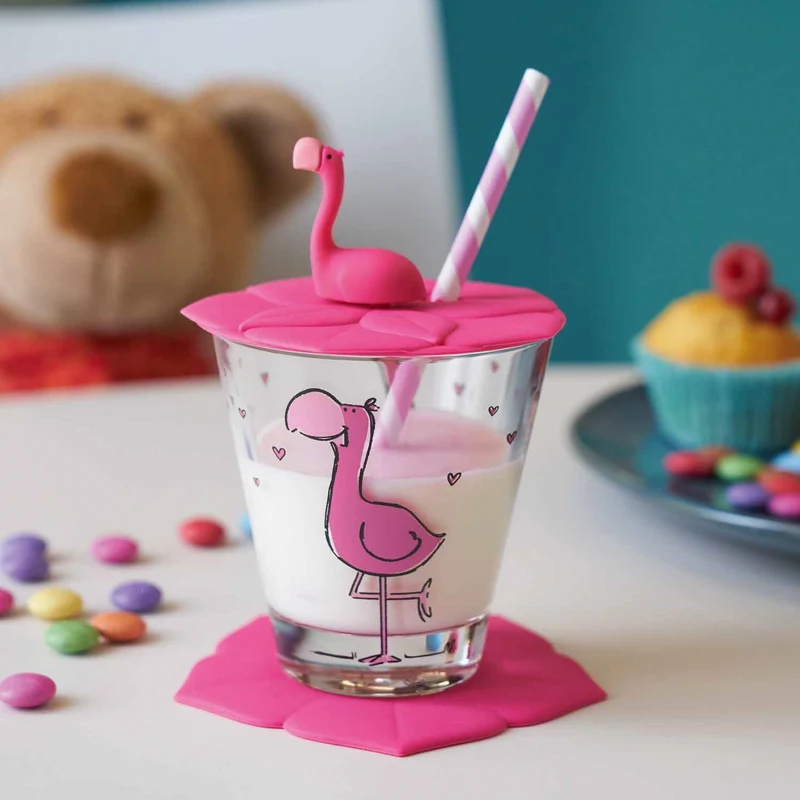 Trinkglas BAMBINI 215 ml Flamingo 6er-Set