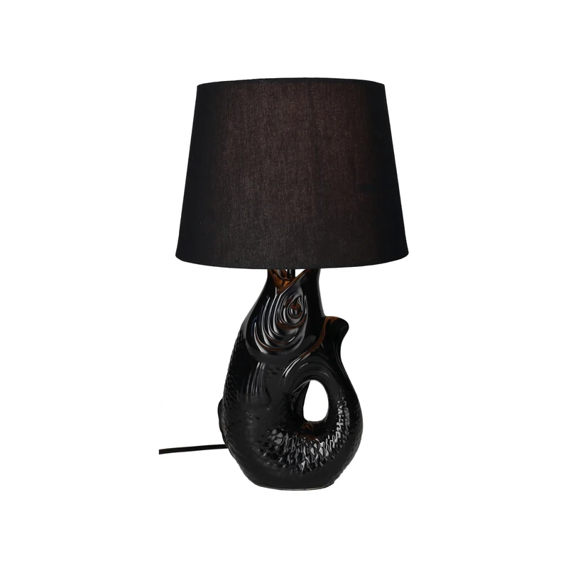 Tischleuchte MONSIEUR CARAFON, H25 cm in Schwarz