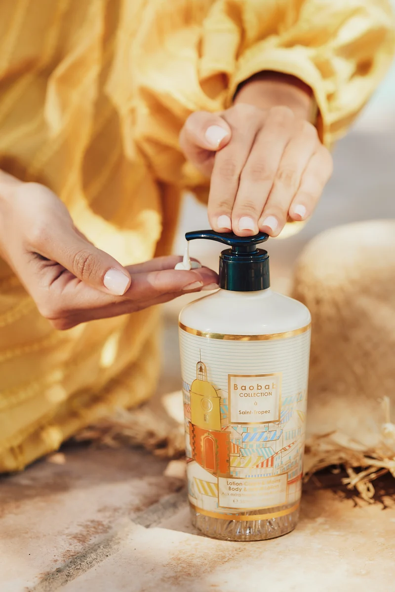 Geschenkbox "A SAINT-TROPEZ" - Lotion für Körper und Hände & Handgel