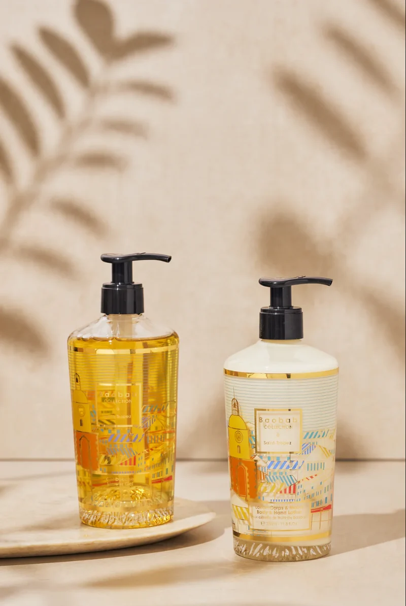 Geschenkbox "A SAINT-TROPEZ" - Lotion für Körper und Hände & Handgel