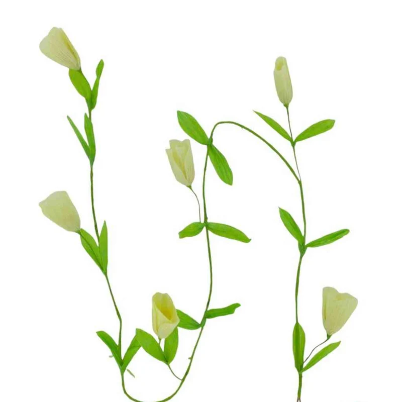Blütengirlande creme TULIP ca. 160 cm Papiergirlande Dekoration
