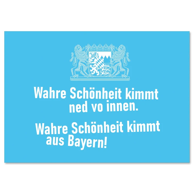 Postkarte "Schönheit"