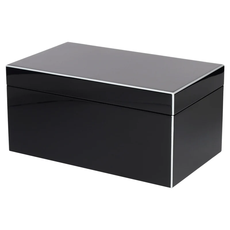 Schmuckbox TANG M in Schwarz 28x13x17cm