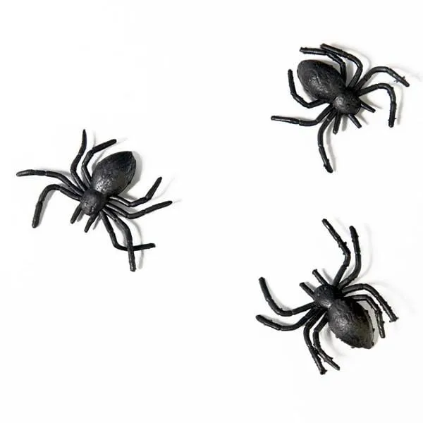Tischdeko Spinnen Halloween (10 Stück)