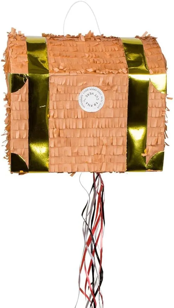 Zieh Pinata "Piraten Schatztruhe" | 30x26x23cm