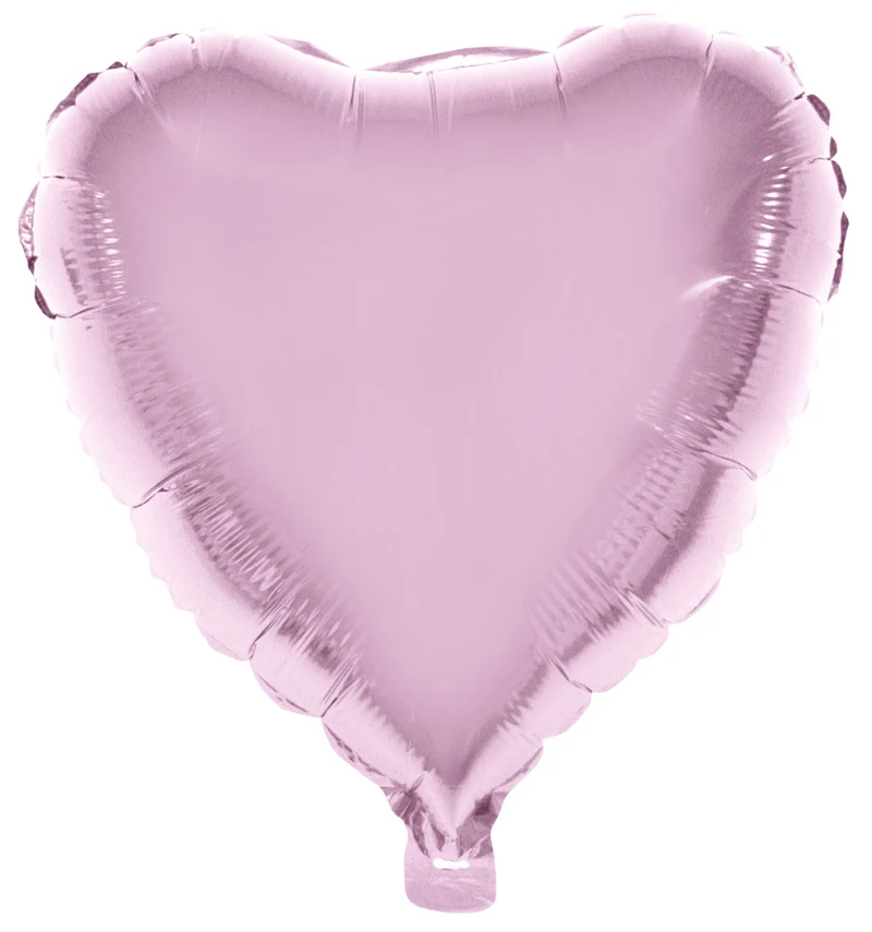 XL Folien Herz Luftballon 52 x 46 cm - Rosa