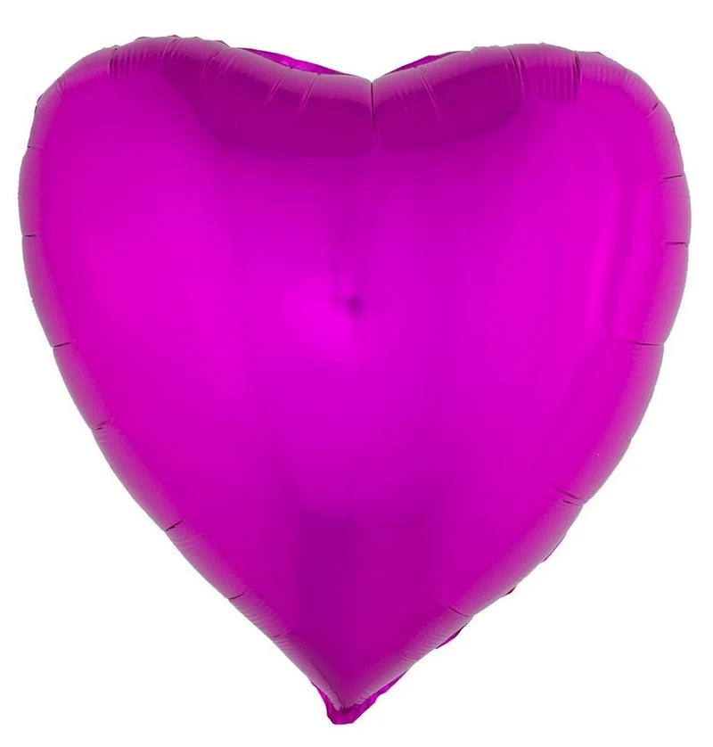 XL Folien Herz Luftballon 80,5 x 75 cm | Pink