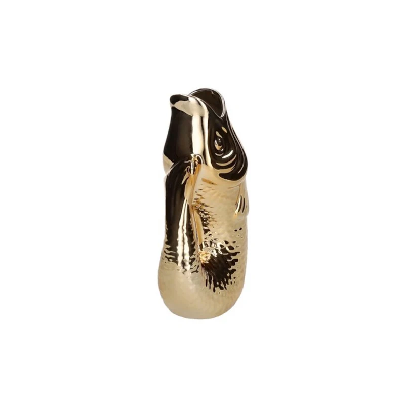 Fischvase MONSIEUR CARAFON S Gold, 1,2l 16,5x25,2x9,7cm