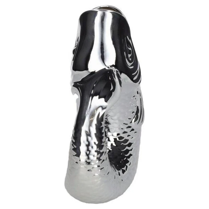 Fischvase MONSIEUR CARAFON L, 2-7l Silber 21x31x12cm