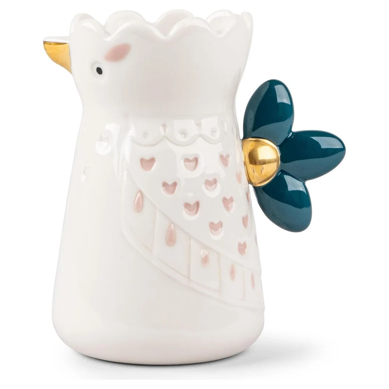 Kaffee-Set KAWKI – Porzellan-Set in Weiß und Rosa