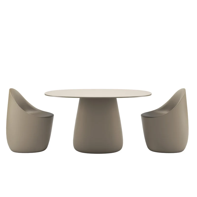 Cobble Table TOP 135, für drinnen & draußen in 3 Farben