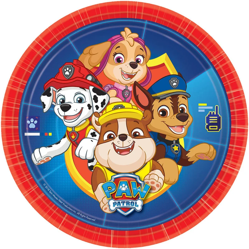 Amscan "Paw Patrol" Hunde Motiv - Kinder Geburtstag Partydekoration Partygeschirr