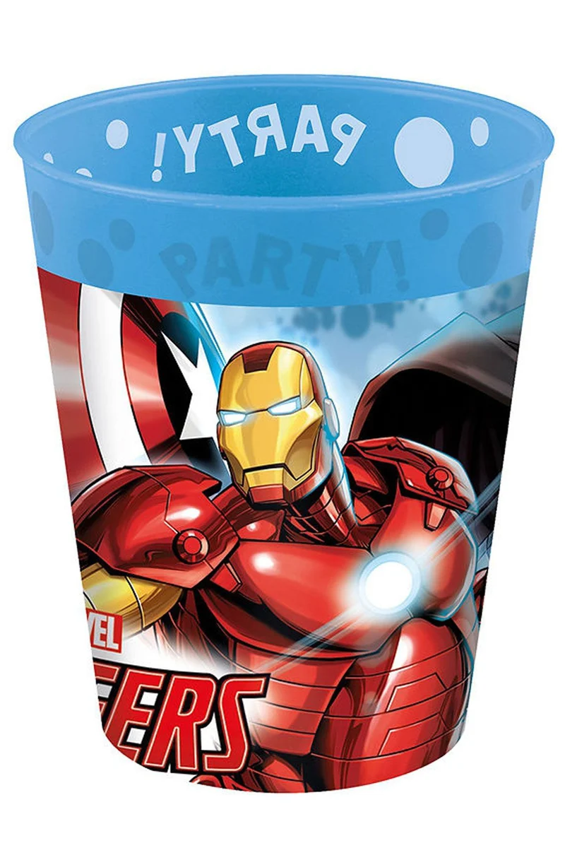 Mehrweg Becher 250 ml Marvel Avengers | 4 Stück