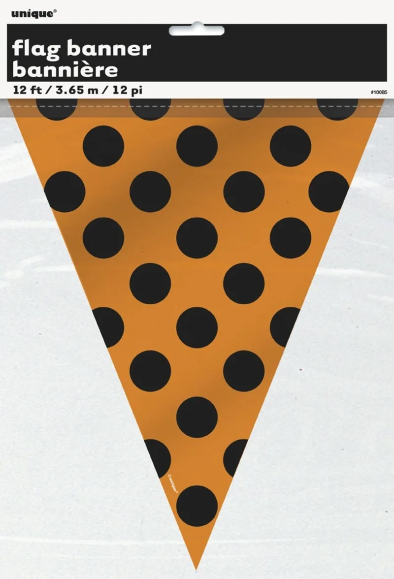 Wimpelkette Dots Halloween | 3,65m