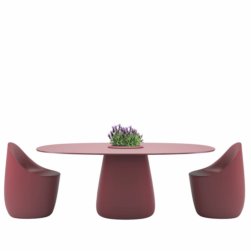 Cobble Table 190, für drinnen & draußen in 3 Farben