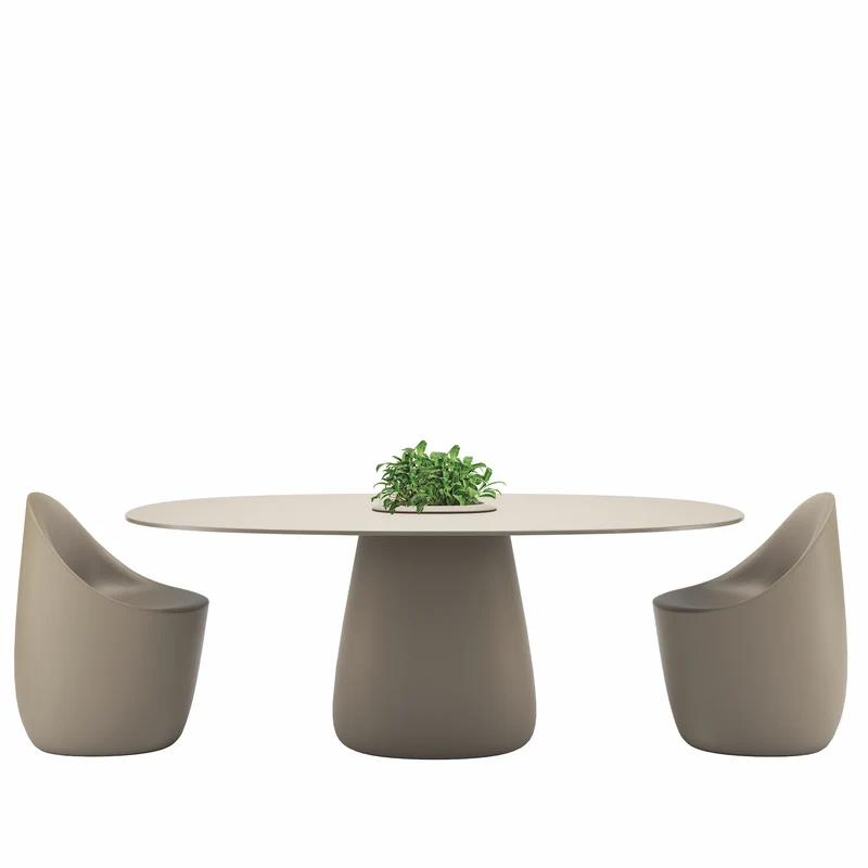 Cobble Table 190, für drinnen & draußen in 3 Farben