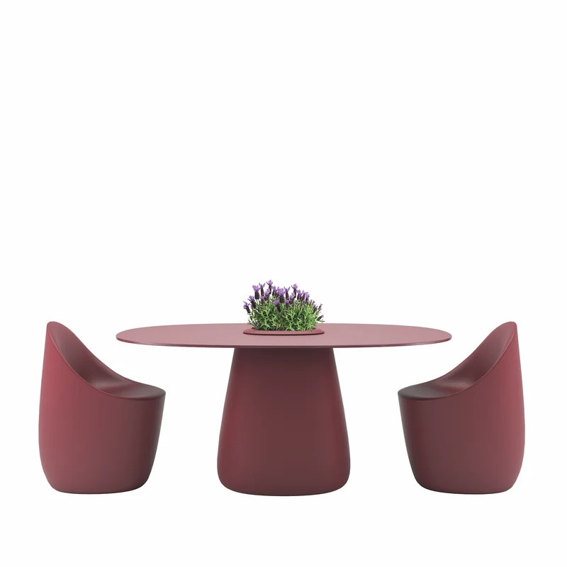 Cobble Table 160, für drinnen & draußen in 3 Farben