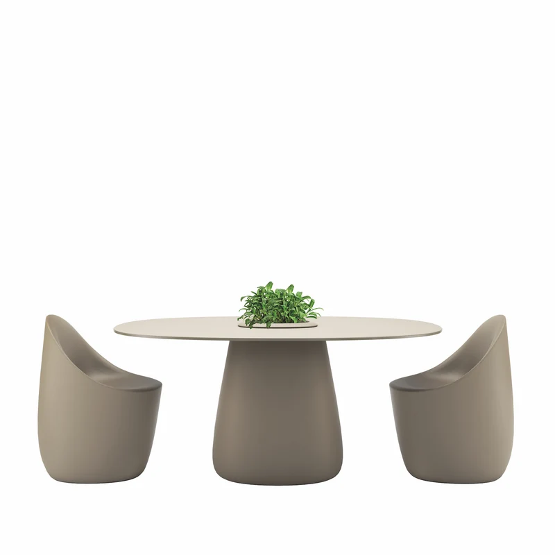 Cobble Table 160, für drinnen & draußen in 3 Farben